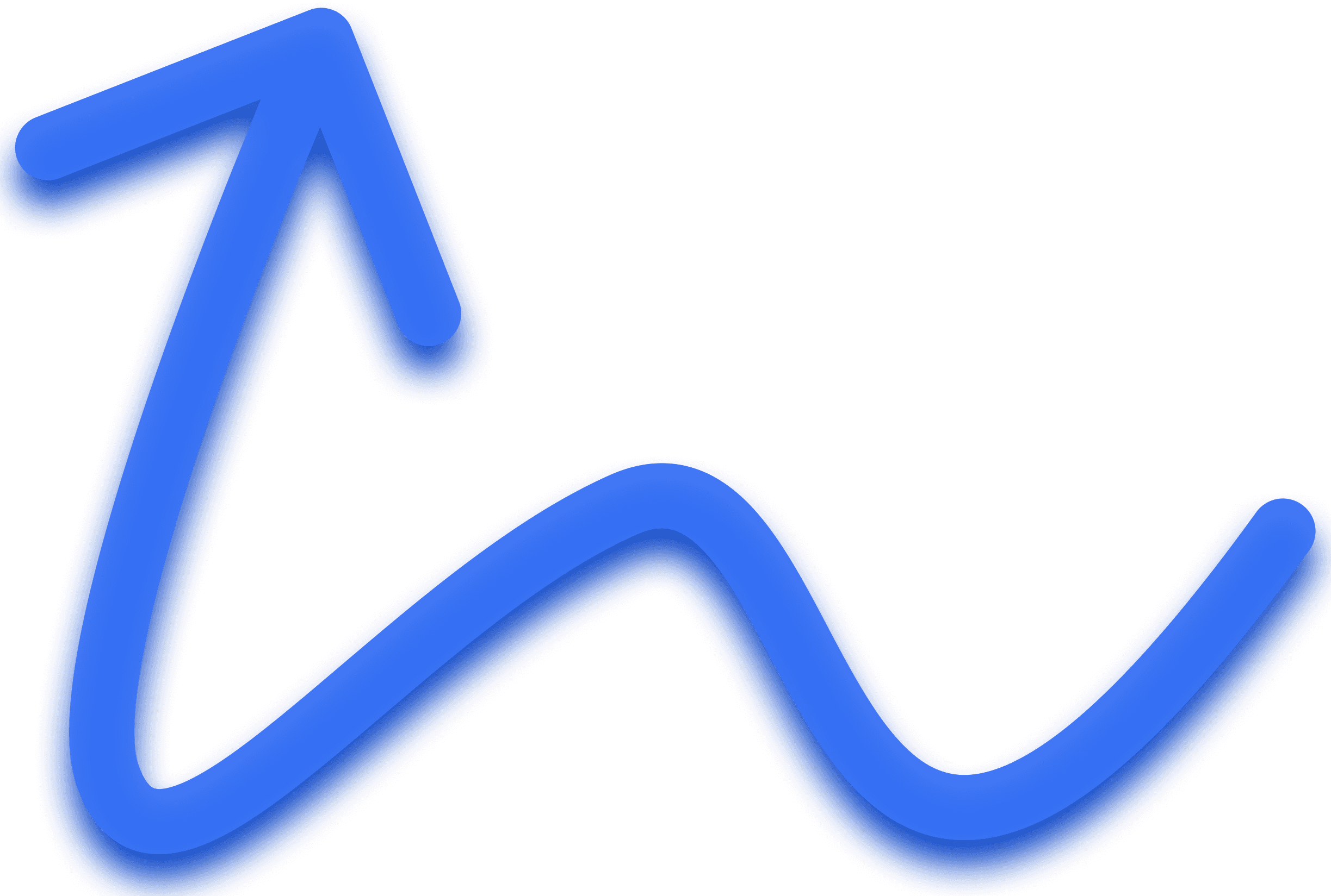 Arrow pointing to input